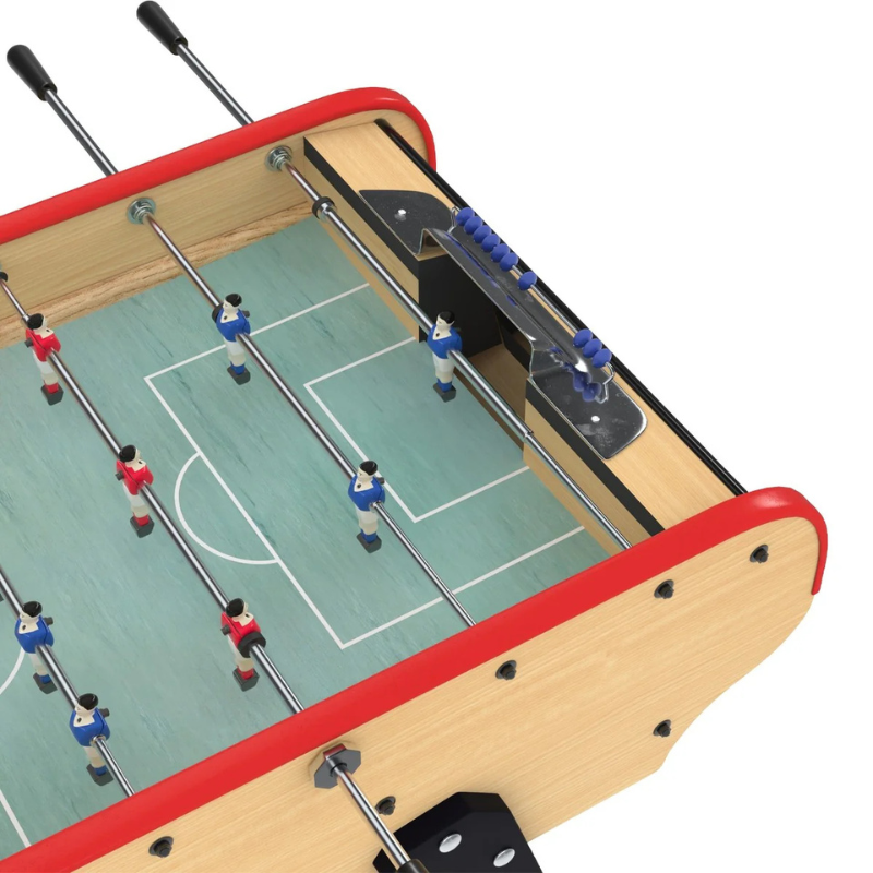 Baby-foot Bistrot Rétro - Table de Jeu avec Accessoires - Balles, Manettes, Scoreurs